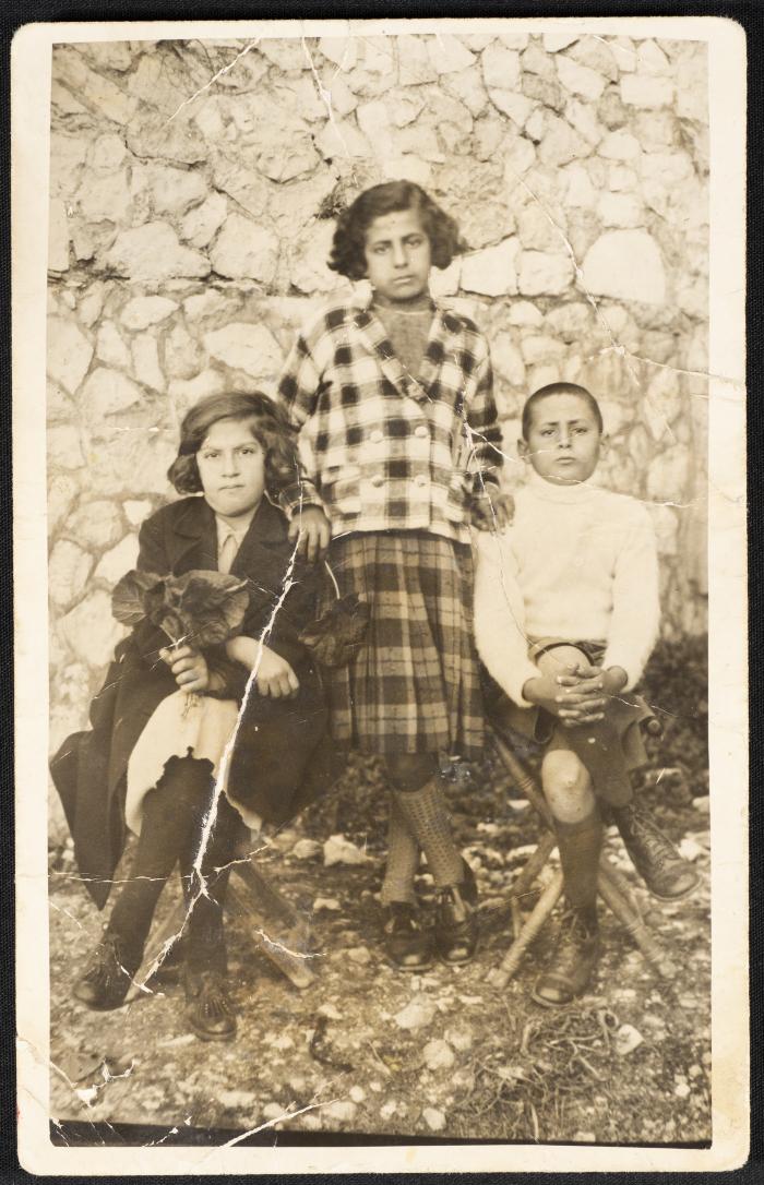 Hind, Bassem and Lawahez al-Khatib, 1938