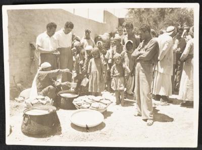 Food Distribution to Palestinian Refugees, September 1949
