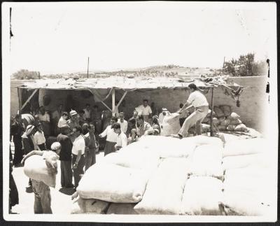 The Distribution of Assistance to Palestinian Refugees, September 1949
