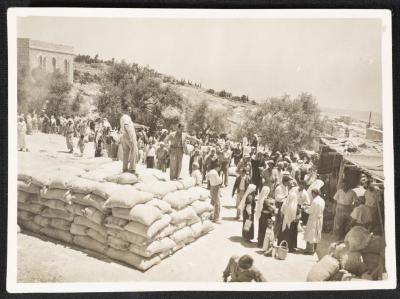 The Distribution of Assistance to Palestinian Refugees, September 1949