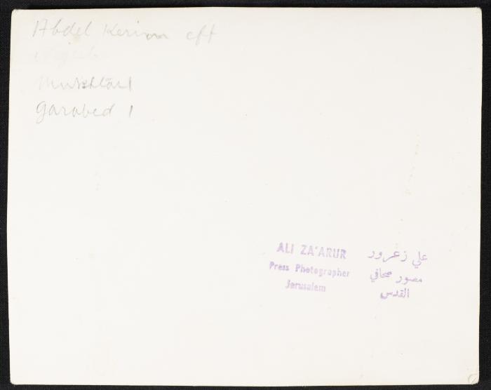 The Distribution of Assistance to Palestinian Refugees, September 1949