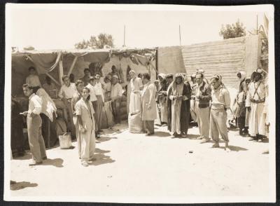 The Distribution of Flour to Palestinian Refugees, September 1949