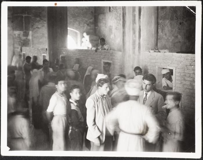 Supervising the Food Distribution to Palestinian Refugees, September 1949