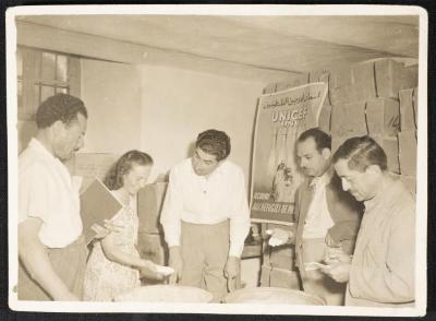 Food Inspection on the Food Provided to Palestinian Refugees, September 1949