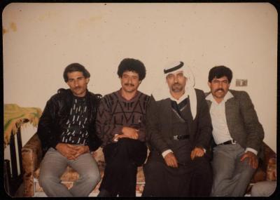 Jamal Dalleh, Abu Hisham al-Jalmawi and Mithqal al-Jayyousi, 1985 