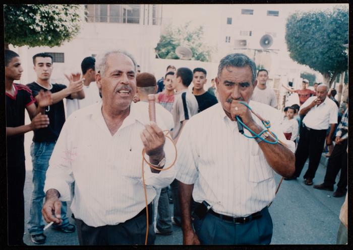 Abu Sameer al-Qalqili and Abu Hussein al-Ainabousi, 2004 