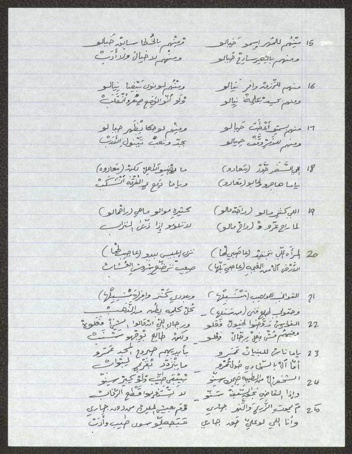 Biography of the Traditional Poet Ahmad Marabaa