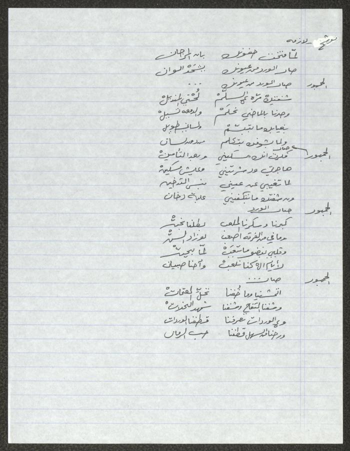 Biography of the Traditional Poet Ahmad Marabaa
