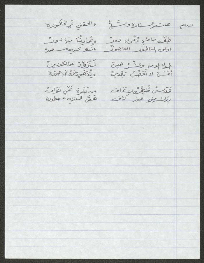 Biography of the Traditional Poet Abu Thabet al-Orabi 
