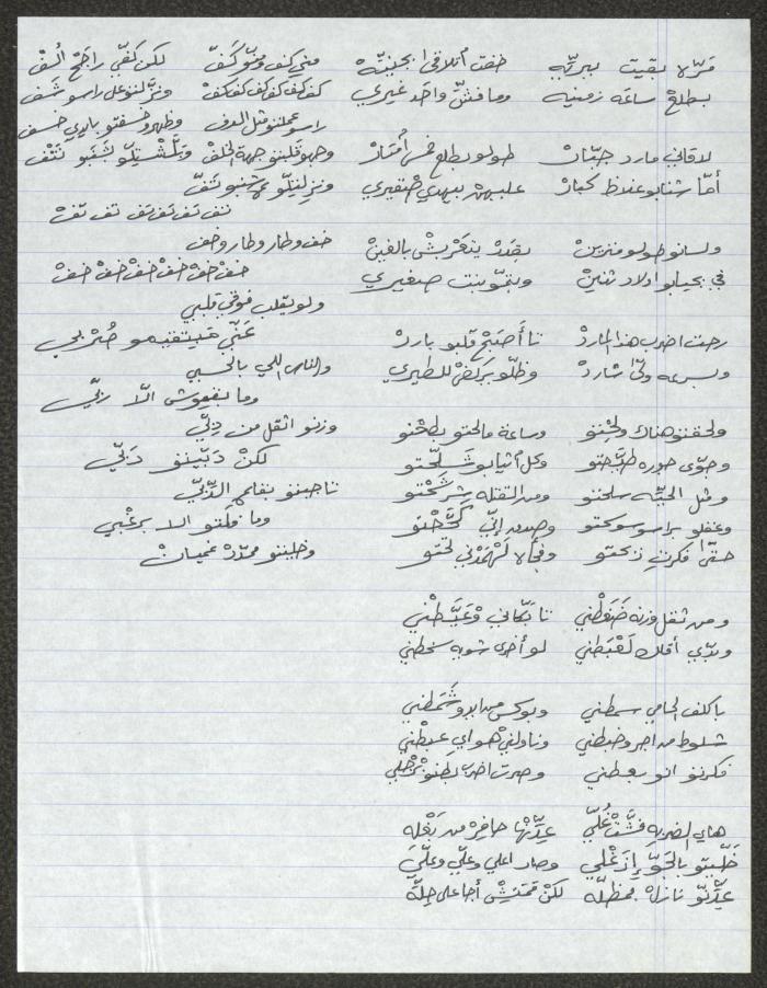 Biography of the Traditional Poet Abu Thabet al-Orabi 