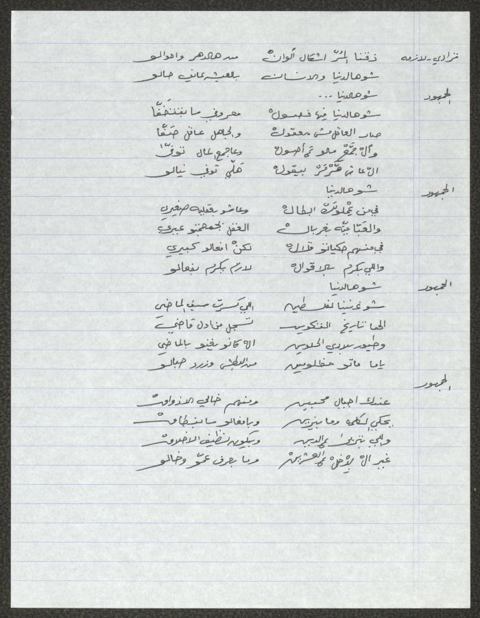 Biography of the Traditional Poet Ahmad Marabaa