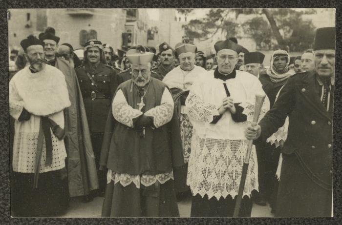 Bafsenior Jalal, Deputy Patriarch of the Latin Church in Palestine, Bethlehem, 24 December 1948