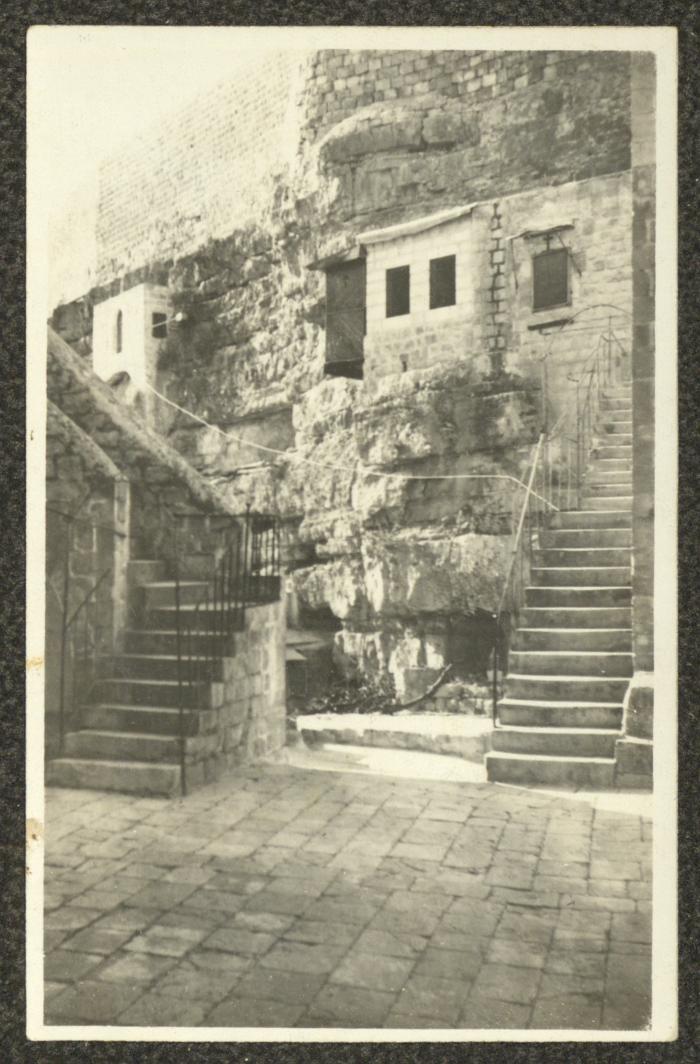 Father Touma Touma's Room at the Mar Saba Monastery, Ubeidiya, the 1950s