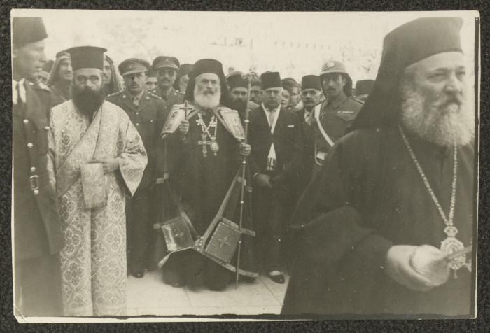 The Deputy of the Greek Orthodox Patriarch in a Festive Procession, Bethlehem, 6 December 1949