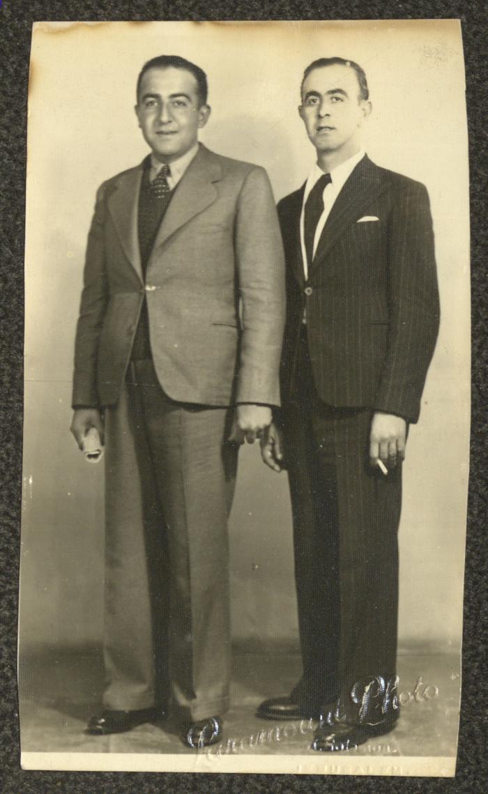 Butros and Jeries Touma, Jerusalem, the 1940s