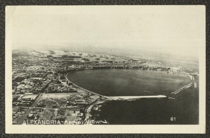 مدينة وشاطئ الإسكندرية، مصر، 1950-1952