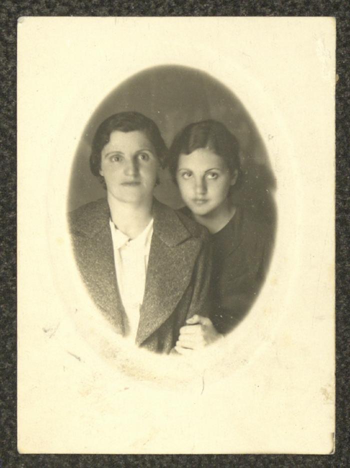 Two Women of Close Relations to the Touma Family, Beit Jala, 1936