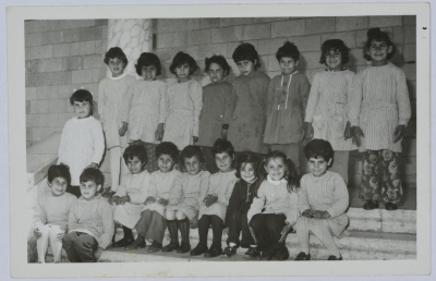 Students of Dar al-Yatemat affiliated with the Arab Women Union Society - Nablus