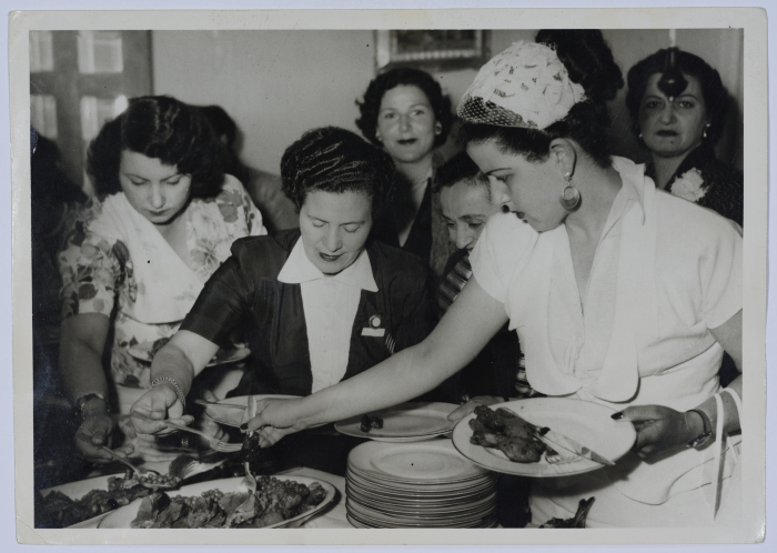 Women having lunch