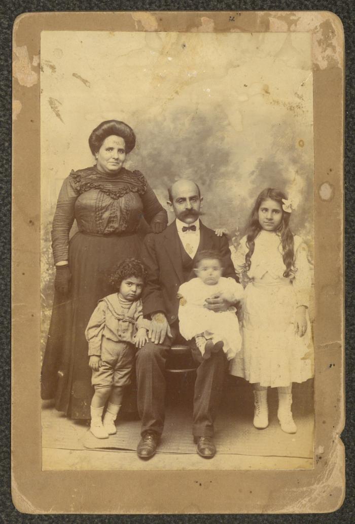 The Family of Jamila al-Qattan and Ilyas Touma, Ecuador, the Early 20th Century 