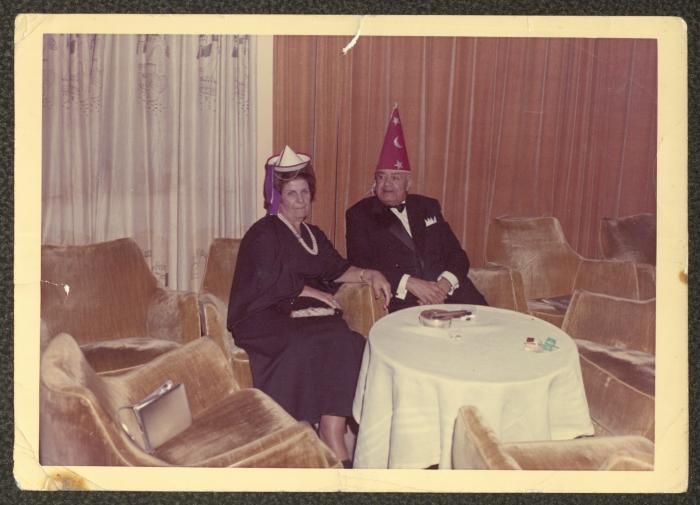 Zakharia abu Mahr and His Wife Maria Touma, Chile, the 1970s 