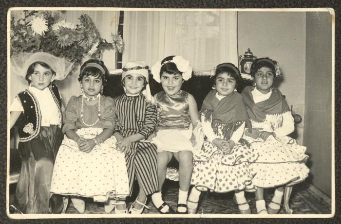 A Group of the Touma Family Girls, the 1960s