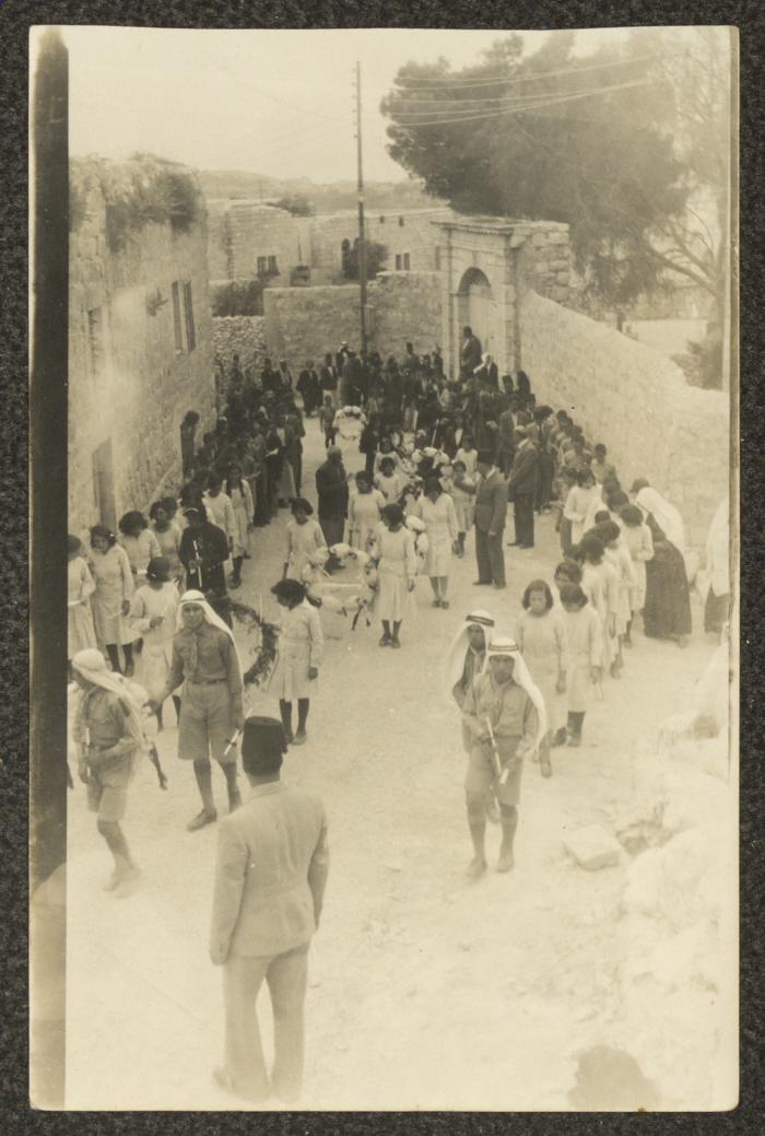 Funeral of Father Grace Touma, Beit Jala, 9 April 1935
