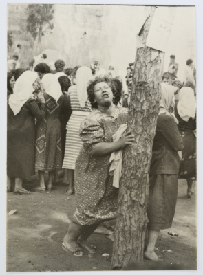 A Woman in a Palestinian Refugee Camp, Lebanon, 1985- 1987