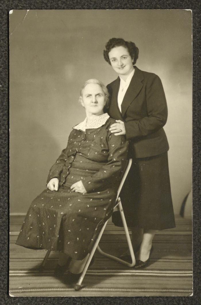 Two Women from the Touma Family, Bethlehem, the 1940s