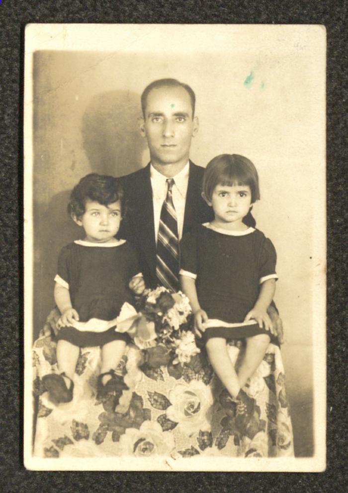 Atallah Touma with His Brother Daughters, Ecuador, 1 June 1942
