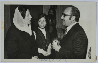 Andaleib al-Amad at a party held by Dr. Yousef