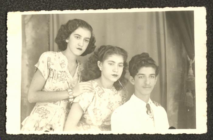 3 of Mikhale Touma's Children, Guayaquil, 15 July 1950