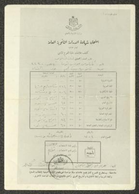 كشف علامات لكارلوس توما، بيت لحم، 1963
