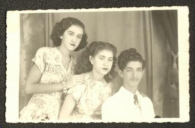 3 of Mikhale Touma's Children, Guayaquil, 15 July 1950
