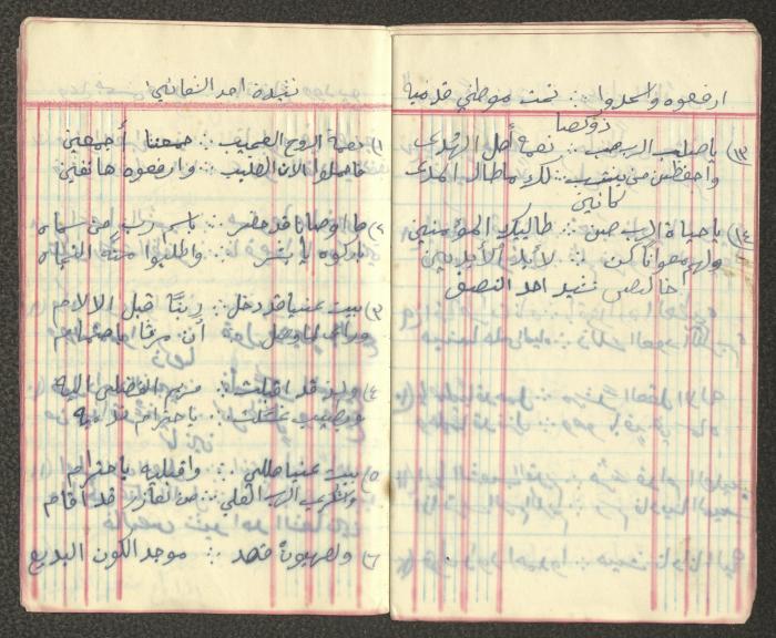 Khalil Touma's Business and Expenses Notebook, the Early 1920s 