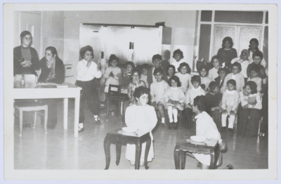 A theatrical performance for Dar al-Yatemat students