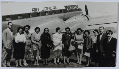 Head of the Arab Women Union Society in Nablus with the Governing Body Members