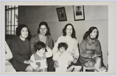 A Photograph of a Group of Women at the Arab Women Union Society - Nablus, 1974