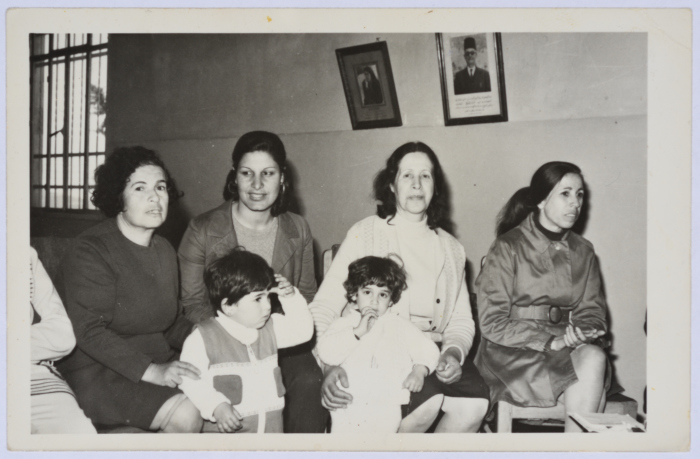 A Photograph of a Group of Women at the Arab Women Union Society - Nablus, 1974