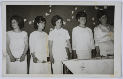 Girls from Dar al-Yatemat affiliated with the Arab Women Union Society - Nablus