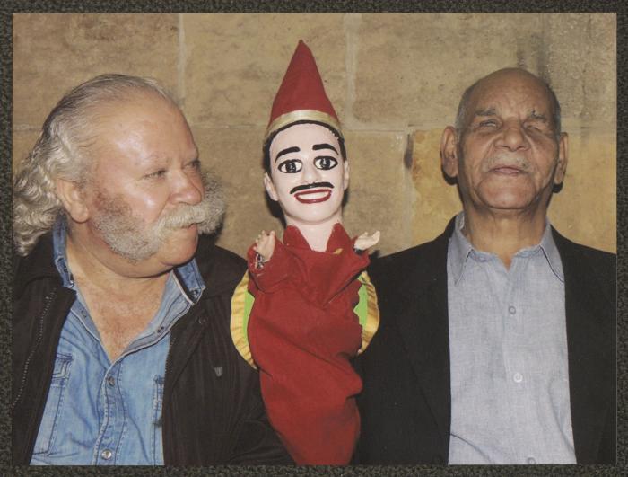 Adel Tartir and Uncle Saber, Cairo, 2015
