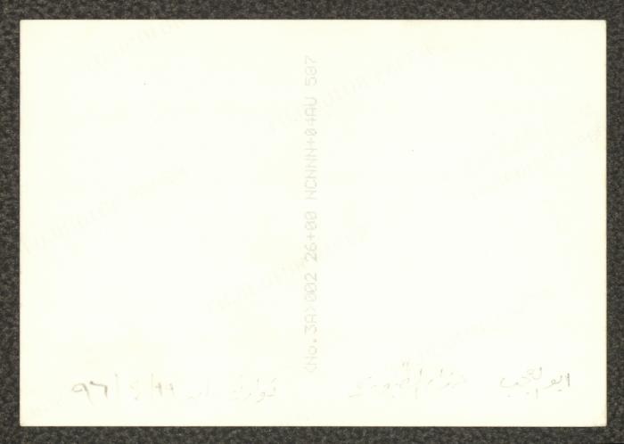 Abu al-Ajab during the Nuwar Nisan Week, Ramallah, 1996