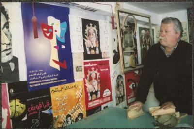 Adel Tartir at His Workshop in Ramallah 
