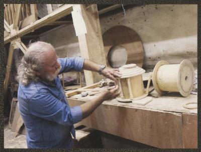 Adel Tartir at the Wonder Box Making Workshop, Egypt, 2015