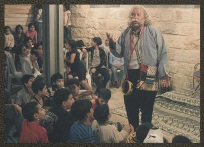 Adel Tartir Participating in the Ramadan Nights Initiative, Ramallah, 2010