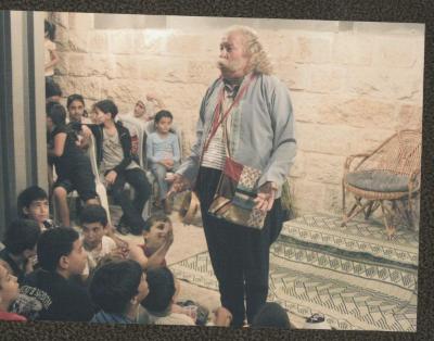 Adel Tartir Participating in the Ramadan Nights Initiative, Ramallah, 2010