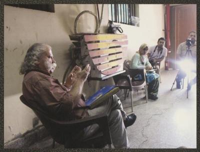 Adel Tartir and some Participants in the Wonder Box Making Workshop, Cairo, 2015