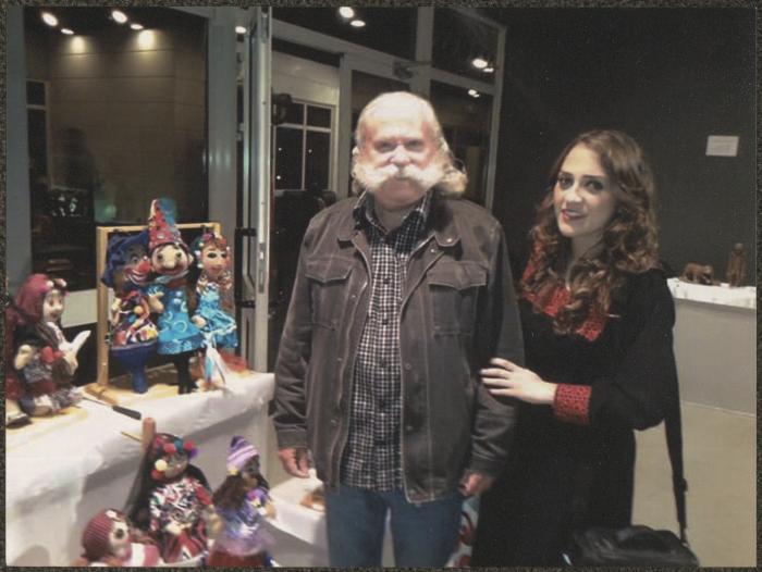 Adel Tartir and His Daughter Hanin Tartir, Egypt, 2015 
