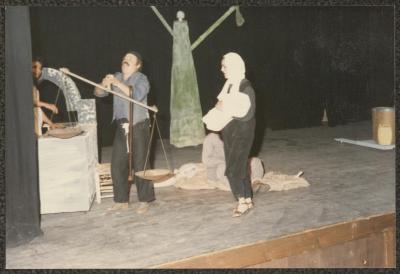 A Scene from the "al-Ama Wal-Atrash" Play 