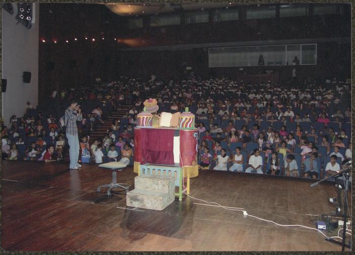 Abu al-Ajab on the Ramallah Cultural Palace Stage, 2006